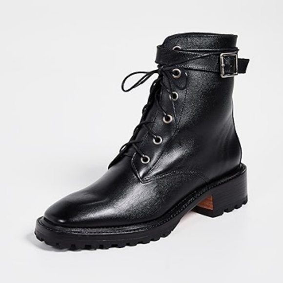 Rachel Comey Dame Leather Combat Boots - Picture 2 of 11